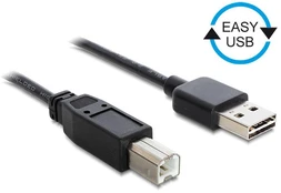Kabelis USB Delock USB-A - USB-B 2 m Juodas (83359) kaina