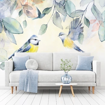 Fototapetas Artgeist Colorful Titmouse, 250 cm x 175 cm