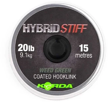 Korda Hybrid Stiff Weed Žalias 15m