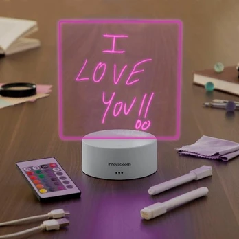 LED užrašų ir pranešimų lenta Lemo InnovaGoods