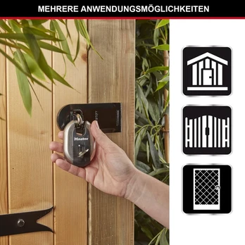 Master Lock M187eurd Excell 60 mm spyna su paslėpta grandine