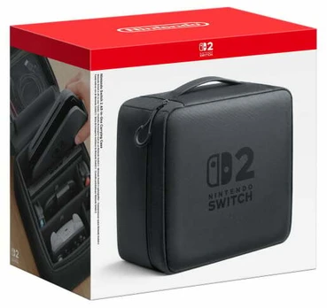 Dėklas žaidimų konsolei Nintendo Switch 2 All-in-One, juoda sp.