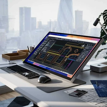 ALOGIC Aspekt 32" Fold Stand - Kosminė pilka