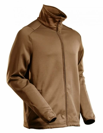 Fleece jumper 22585 Customized, long zipper, brown L, Mascot
