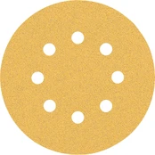 Bosch C470 švitrinis popierius 125mm, G80, 50 vnt kaina