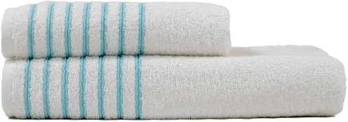 RIPOSO rankšluostis Kreminis turquoise 70x140 cm