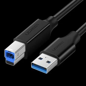 Ugreen printer cable USB-A - USB-B 5Gb/s 2m black (US210)
