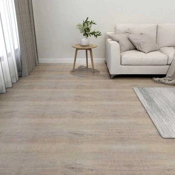 Grindų lentos 55 pcs Taupe 5,11 m² PVC