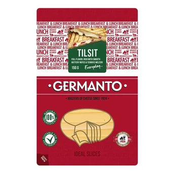 Ojaustytas sūris GERMANTAS TILSIT, 45% rieb.s.m., 150 g