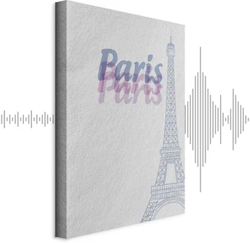Artgeist Paveikslas - Paris in Watercolours (1 Part) Vertical