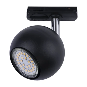 Juodas TRACER bėgelio šviestuvas GU10, 10 W