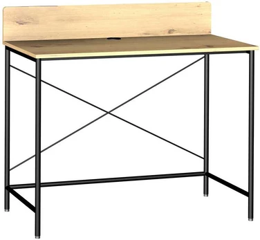 Desk HEDVIG 100x49,5xH102cm, ash/juodas