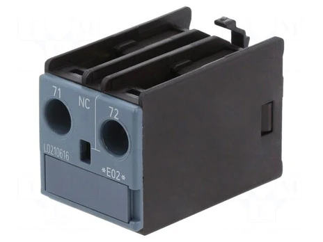 Auxiliary contacts | Size: S0,S00,S2 | Leads: screw terminals