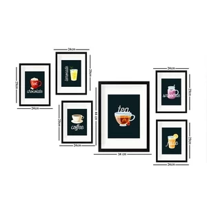 Paveikslas Wallity SET_087, 24 cm x 29 cm, 6 vnt.