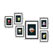 Paveikslas Wallity SET_087, 24 cm x 29 cm, 6 vnt. kaina