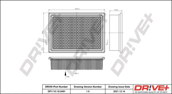 Oro filtras Dr!ve+ DP1110.10.0491