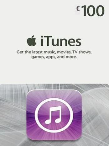 Apple iTunes Gift Card 100 EUR iTunes Key BELGIUM