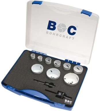Bohrcraft Hulsavsæt RLS9-E 11 dele Bi-Metal HSS-E Co8