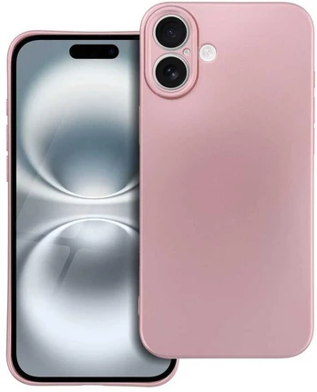 METALLIC Case for IPHONE 16 Plus pink