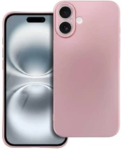 METALLIC Case for IPHONE 16 Plus pink kaina