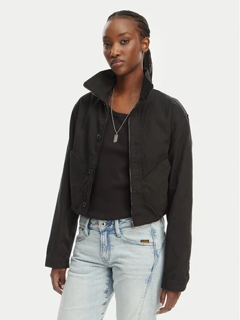 G-Star Raw Demisezoninė striukė D28439-E347 Juoda Regular Fit
