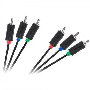 3RCA-3RCA Komponentinis kabelis 1.8 m Cabletech standartas