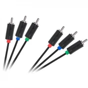 3RCA-3RCA Komponentinis kabelis 1.8 m Cabletech standartas kaina