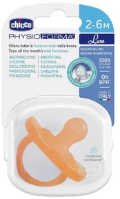 Chicco PhysioForma Luxe raminantis silikoninis čiulptukas 2-6m Oranžinė kaina