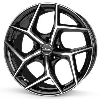 RIAL Salento Diamond Black Frontpolished R18 5x108.00 ET45 CB70.10 J8.0