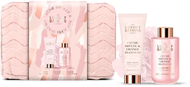 Grace Cole Creme Brulée Body Care Gift Set, Oranžinis 3 pcs