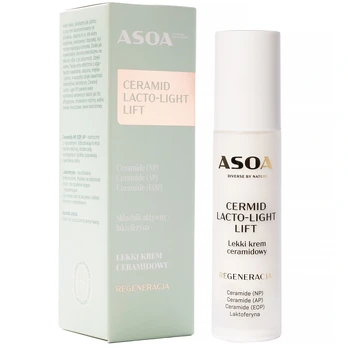 ASOA_Lacto-Light Lift lengvas keramidinis kremas, 50 ml
