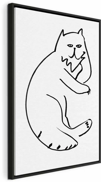Artgeist Paveikslas - Cat Relaxing (1 Part) Vertical