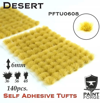 Paint Forge Desert 6mm tuftai (140 vnt.)