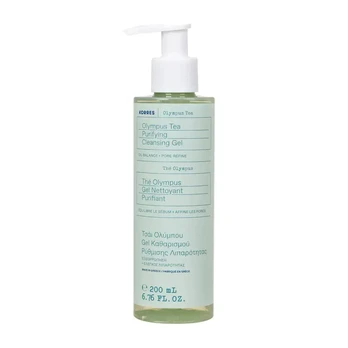 KORRES OLYMPUS TEA valomoji veido želė, 200 ml