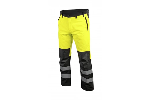 TRAUN softshell įspėjamosios kelnės geltonos XL