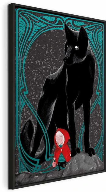 Artgeist Paveikslas - Raudona Riding Hood (1 Part) Vertical