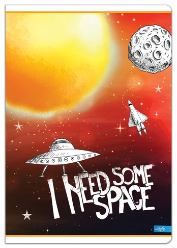 Sąsiuvinis SPACE, A5 24 lapai 80 g