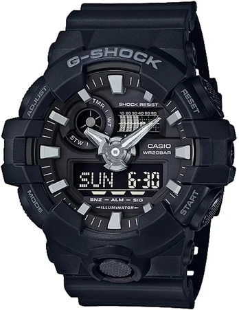 Laikrodis CASIO G-SHOCK modelis OVERSIZED FULL Juodas