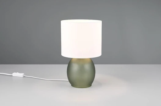 Vela table lamp E14 green/white gaismeklis