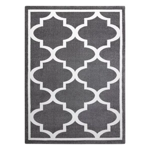 Kilimas vidaus Hakano Esmesa Trellis 2, baltas/pilkas, 190 cm x 140 cm