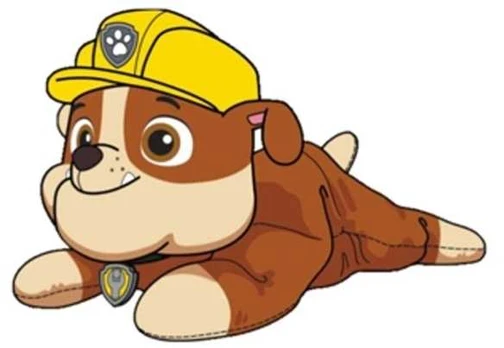 Spin Master Paw Patrol Gund Hat & Collar Plush 20 cm - Rubble