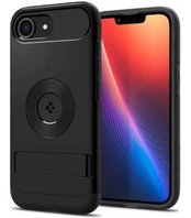 Juodas dėklas Apple iPhone 16E telefonui "Spigen Slim Armor MAG Magsafe"