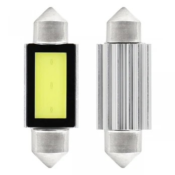AMiO LED CANBUS COB3 Festoon 39mm Baltas 12V