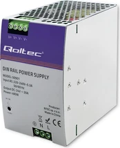 Qoltec 50901 Pramoninis DIN bėgio maitinimo šaltinis | 480W | 24V | 20A kaina