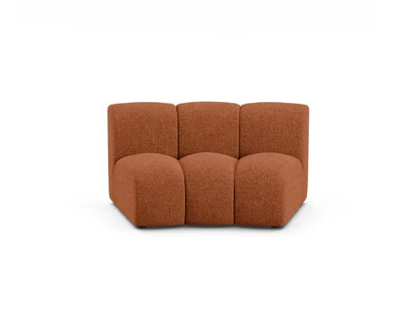 Modul Armless, "Lupine", 1 Seat, 154x95x70, Brick