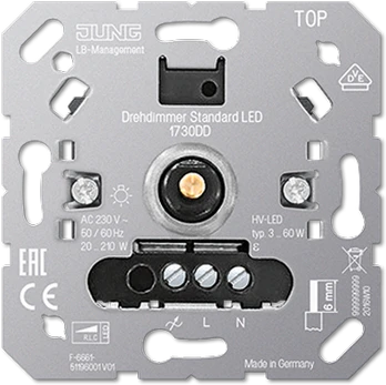 LED standartinis dimerio mechanizmas JUNG