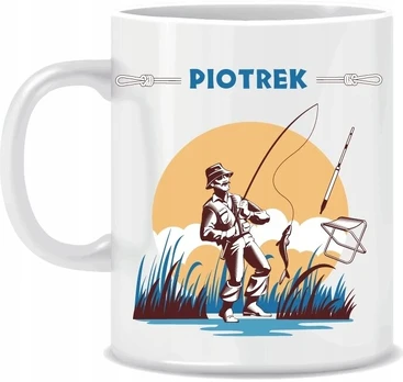 Žvejo puodelis su Vardu 330ml kaip dovana