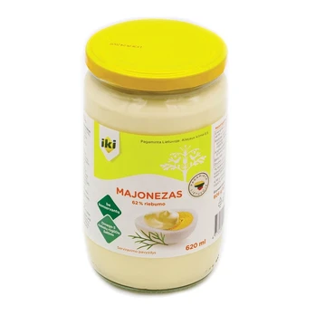 Majonezas be konservantų IKI, 62% rieb., 606 g