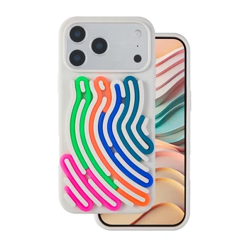 Dėklas Telforceone DIY Snake case for iPhone 17 Pro 6,3' beige