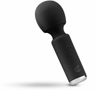 EasyToys Lovespice Mini Vibe Wand Vibrator - Juodas